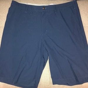 Men’s steel blue ADIDAS golf shorts
